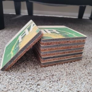 Handmade Coasters Repurposed from Vinyl Record